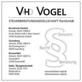 Logo: VAHD Vogel Steuerberatungsgesellschaft PartGmbB